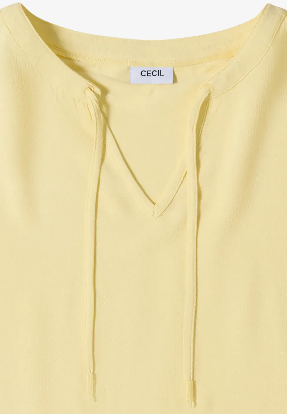 Blouse met korte mouwen en structuurmix