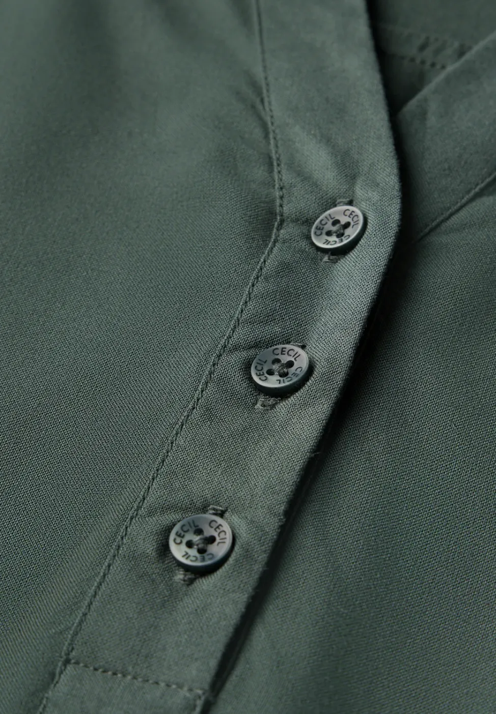 Blouse met korte mouwen in effen kleur