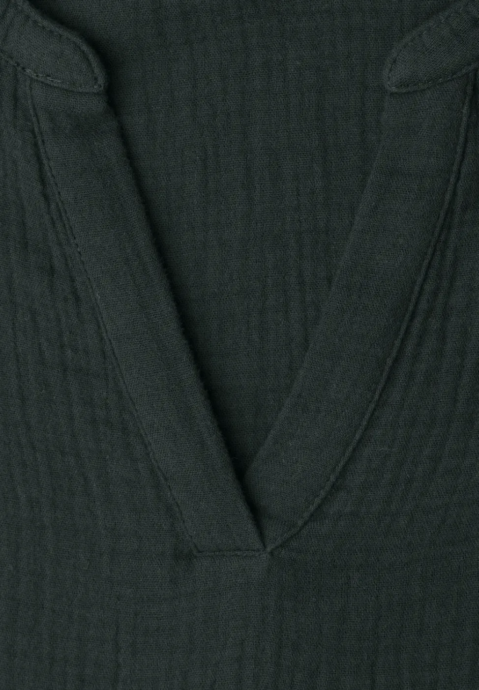 Blouse met korte mouwen in mousseline kwaliteit