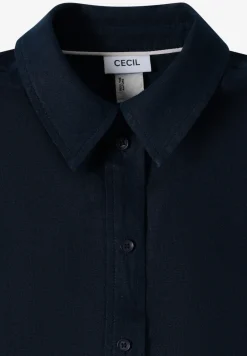 Blouse met korte mouwen van puur linnen