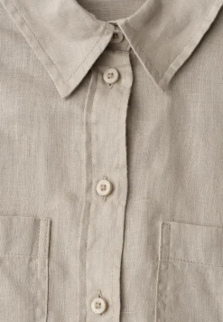 Blouse met lange mouwen en borstzakken