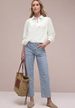 Blouse met lange mouwen en gehaakte details
