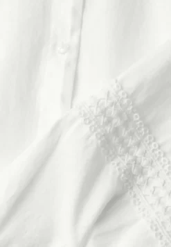 Blouse met lange mouwen en gehaakte details