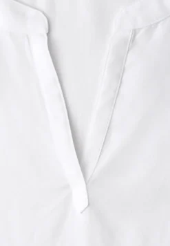 Blouse met losse schouders en gespleten hals