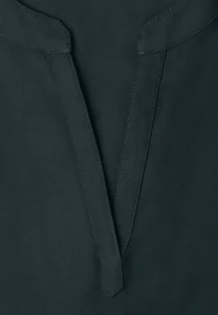 Blouse met losse schouders en gespleten hals