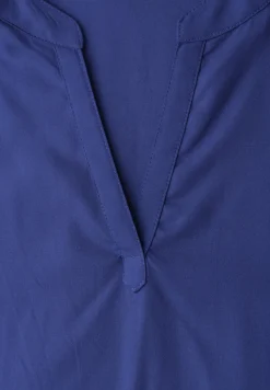Blouse met losse schouders en gespleten hals