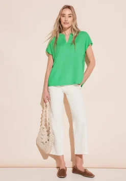 Blouse met mouwaanzet