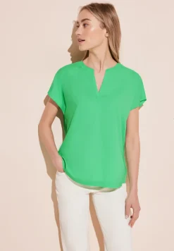 Blouse met mouwaanzet