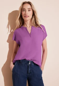 Blouse met mouwaanzet