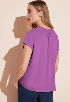 Blouse met mouwaanzet