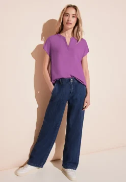 Blouse met mouwaanzet
