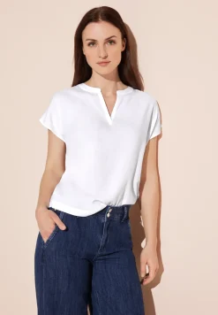 Blouse met mouwaanzet