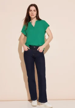 Blouse met mouwaanzet