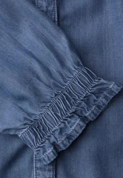 Blouse met 3/4 mouwen en ruches
