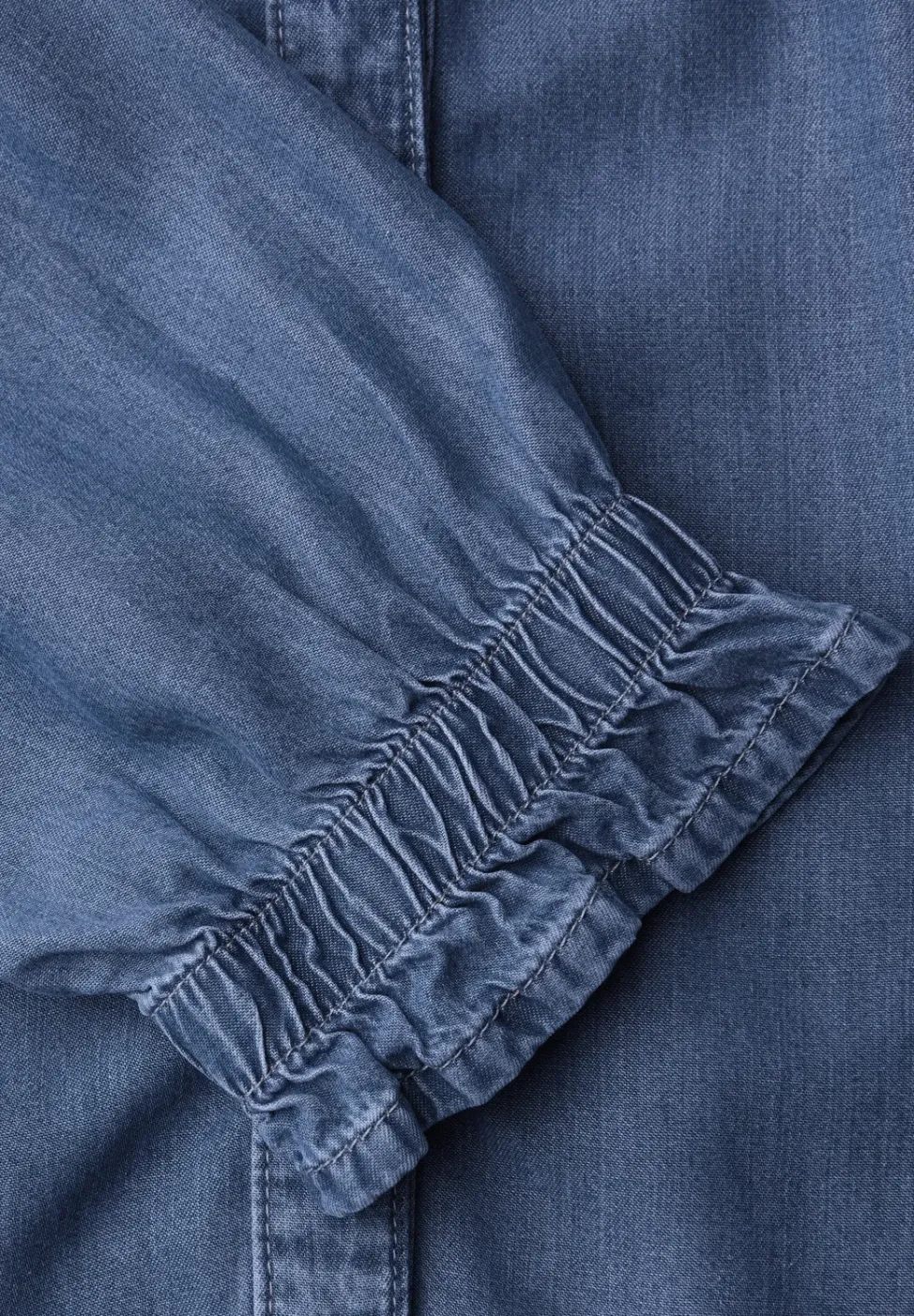 Blouse met 3/4 mouwen en ruches