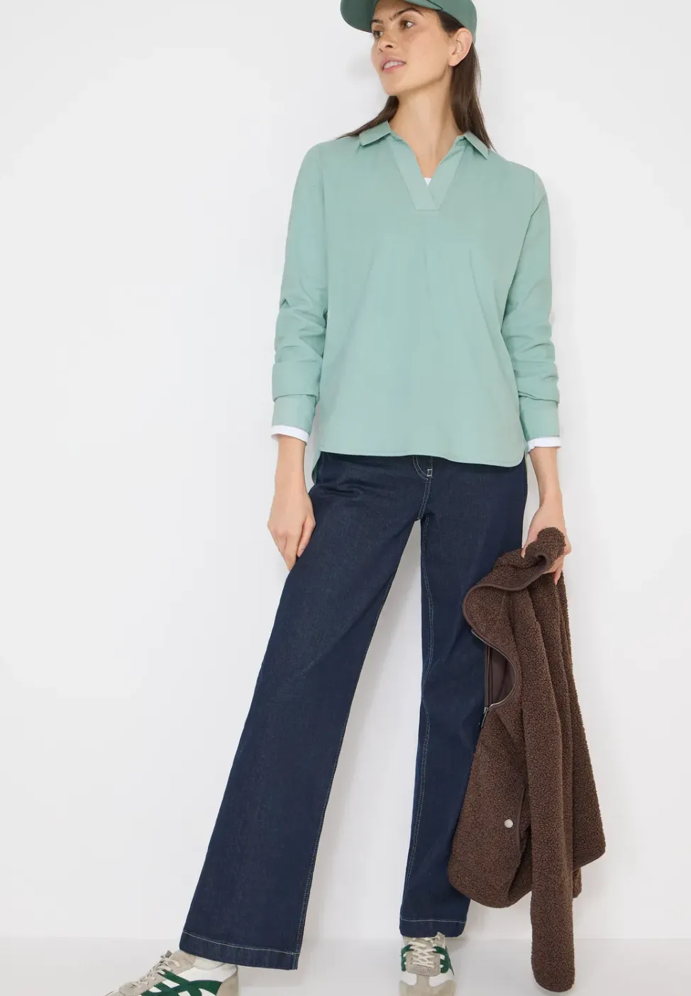 Blouse met omslag