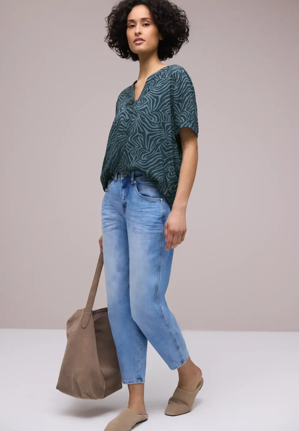 Blouse met omslag