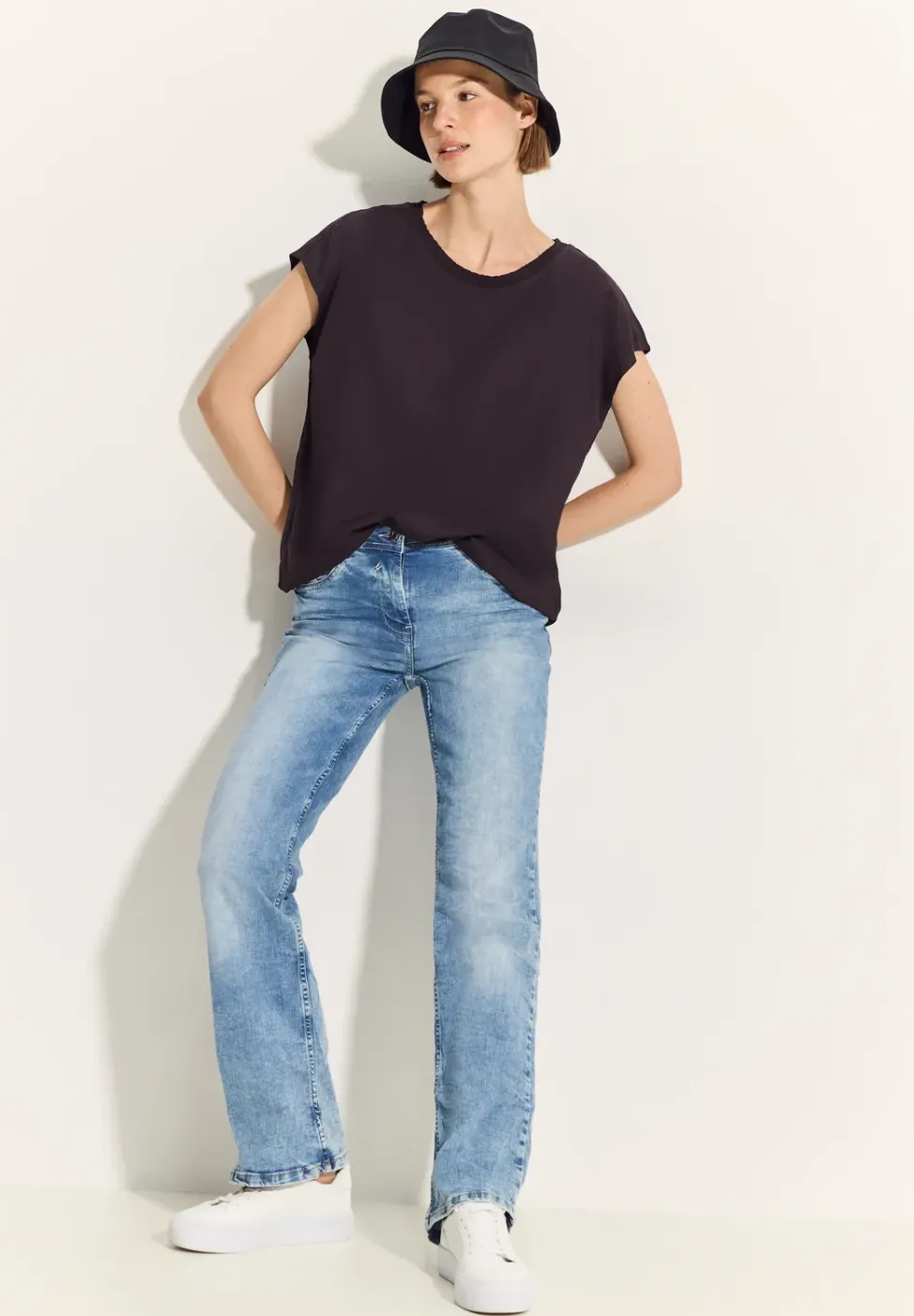 Blouse met plooien