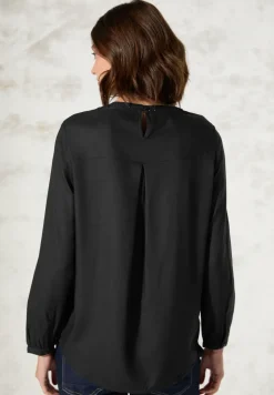 Blouse met ronde hals
