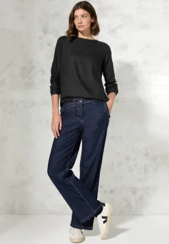 Blouse met ronde hals