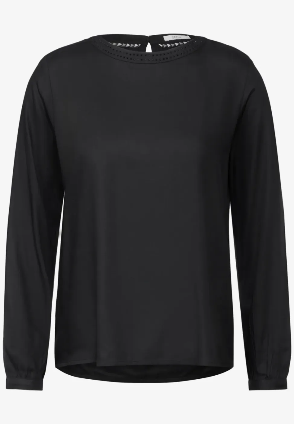 Blouse met ronde hals