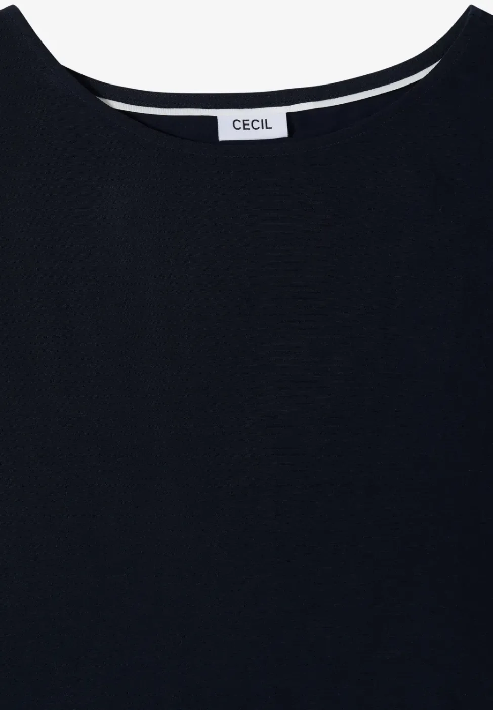 Blouse met ronde hals en knoopdetail