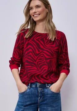 Blouse met ronde hals en tape details
