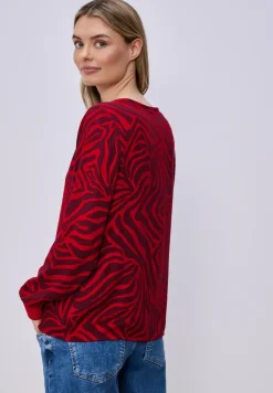 Blouse met ronde hals en tape details