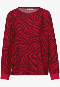 Blouse met ronde hals en tape details