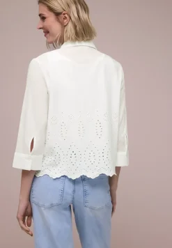 Blouse met shiffley details