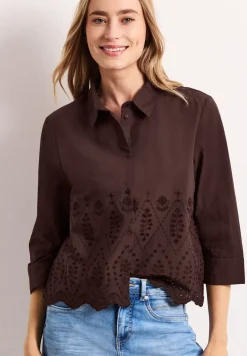 Blouse met shiffley details