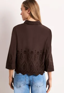 Blouse met shiffley details