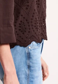 Blouse met shiffley details