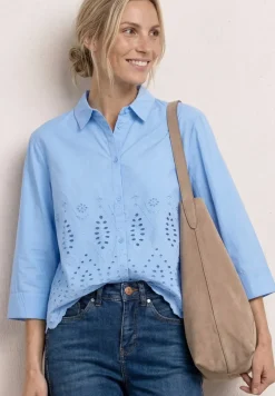 Blouse met shiffley details