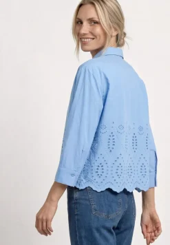 Blouse met shiffley details