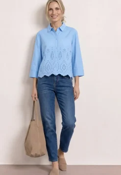 Blouse met shiffley details
