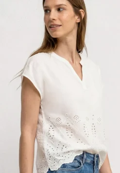 Blouse met Shiffley-patroon
