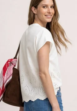 Blouse met Shiffley-patroon