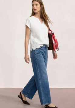 Blouse met Shiffley-patroon