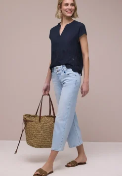 Blouse met Shiffley-patroon