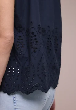 Blouse met Shiffley-patroon
