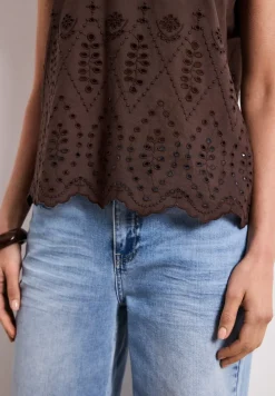Blouse met Shiffley-patroon