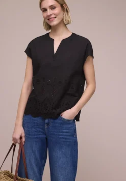 Blouse met Shiffley-patroon