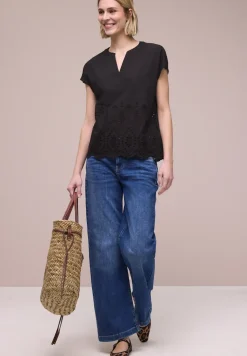 Blouse met Shiffley-patroon