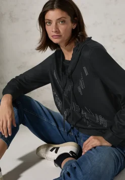 Blouse met sjaalkraag