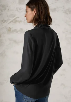 Blouse met sjaalkraag