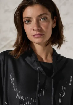 Blouse met sjaalkraag