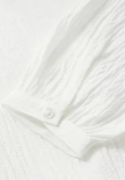 Blouse met smokdetail