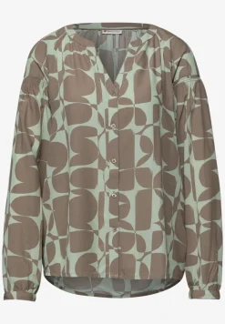Blouse met smokdetail