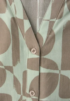 Blouse met smokdetail
